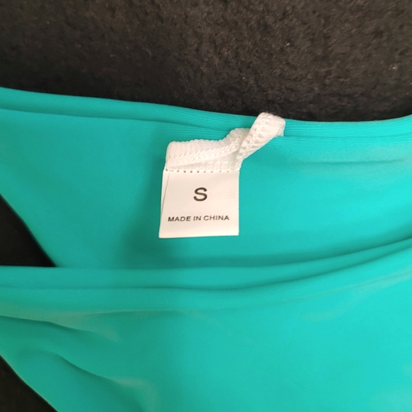 SMALL Bikini String Tie Thong Sea Green Swimsuit NEW - Picture 6 of 8